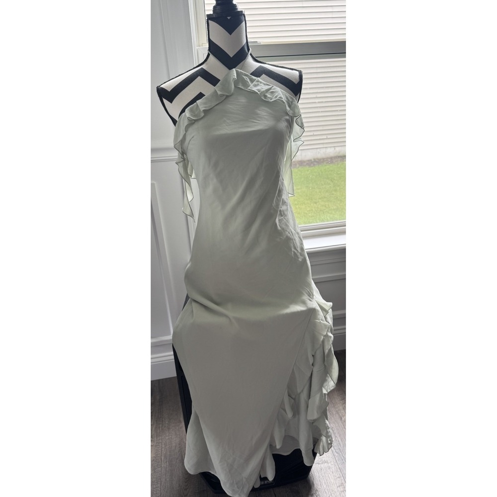 Pedal And Puff Mint Dress /High Split In Leg /Size Extra Small